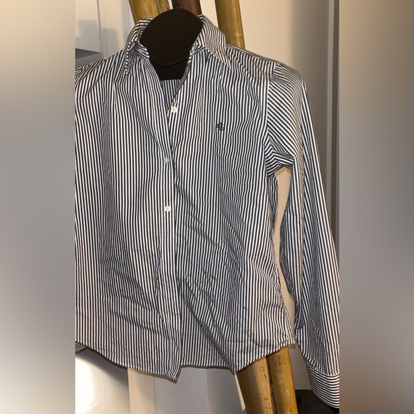 Ralph Lauren Classic Black and White Striped women’s Shirt - Picture 5 of 14
